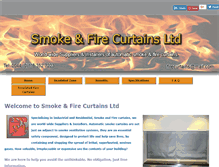 Tablet Screenshot of fire-curtains.net